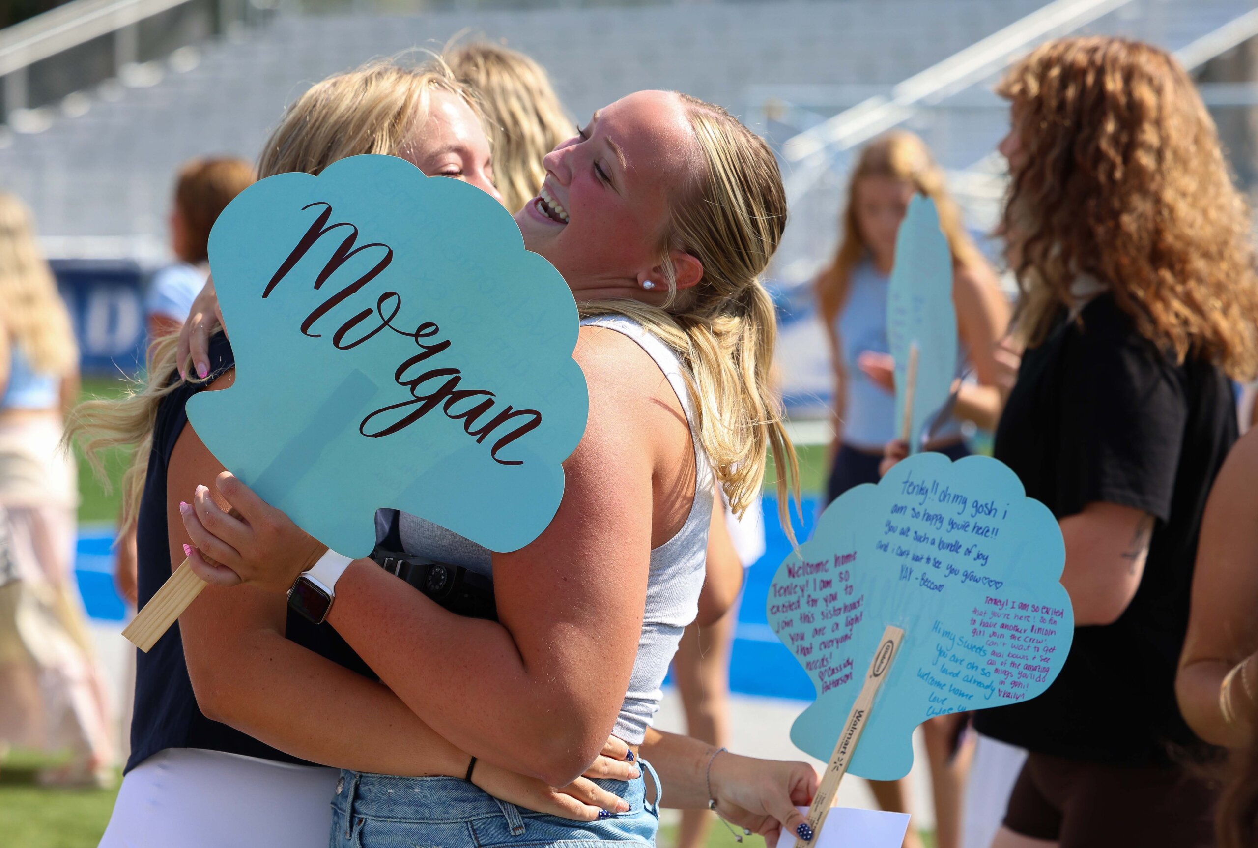 UNK sororities welcome new members at Bid Day.