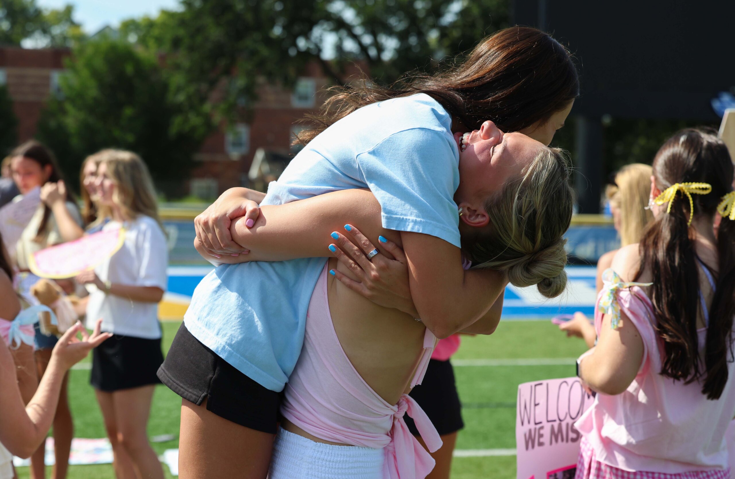 UNK sororities welcome new members at Bid Day.