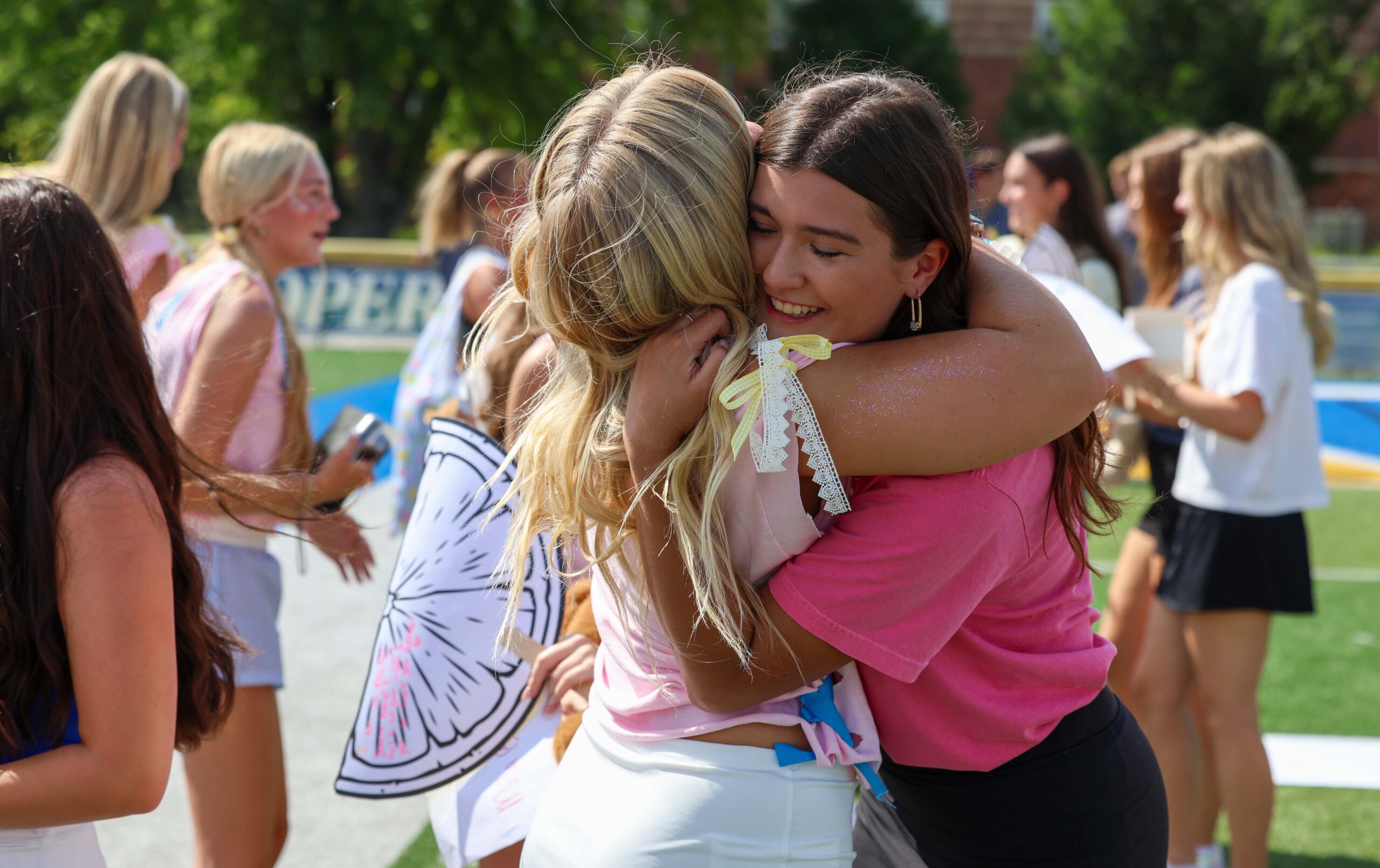 UNK sororities welcome new members at Bid Day.