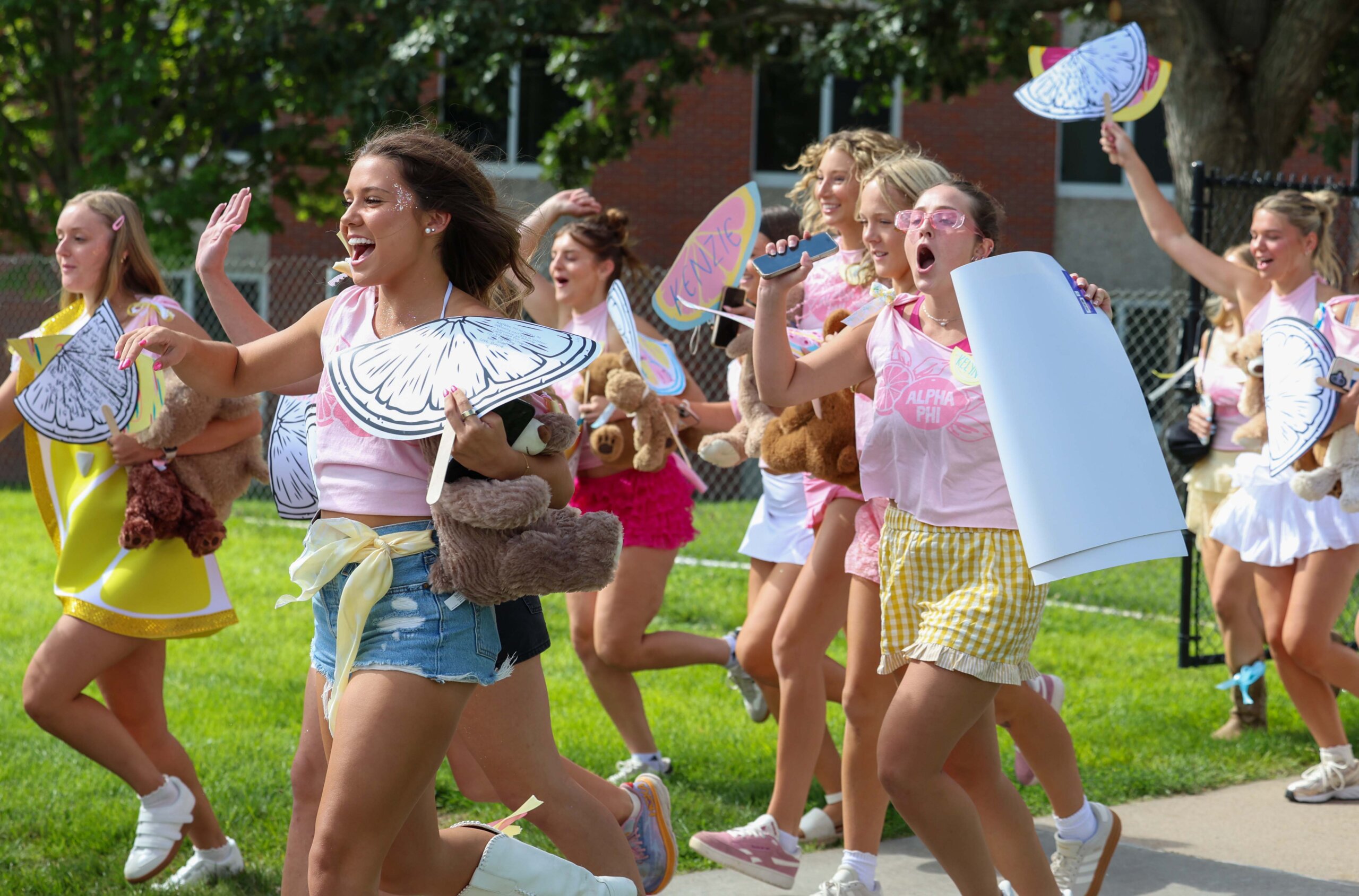 UNK sororities welcome new members at Bid Day.