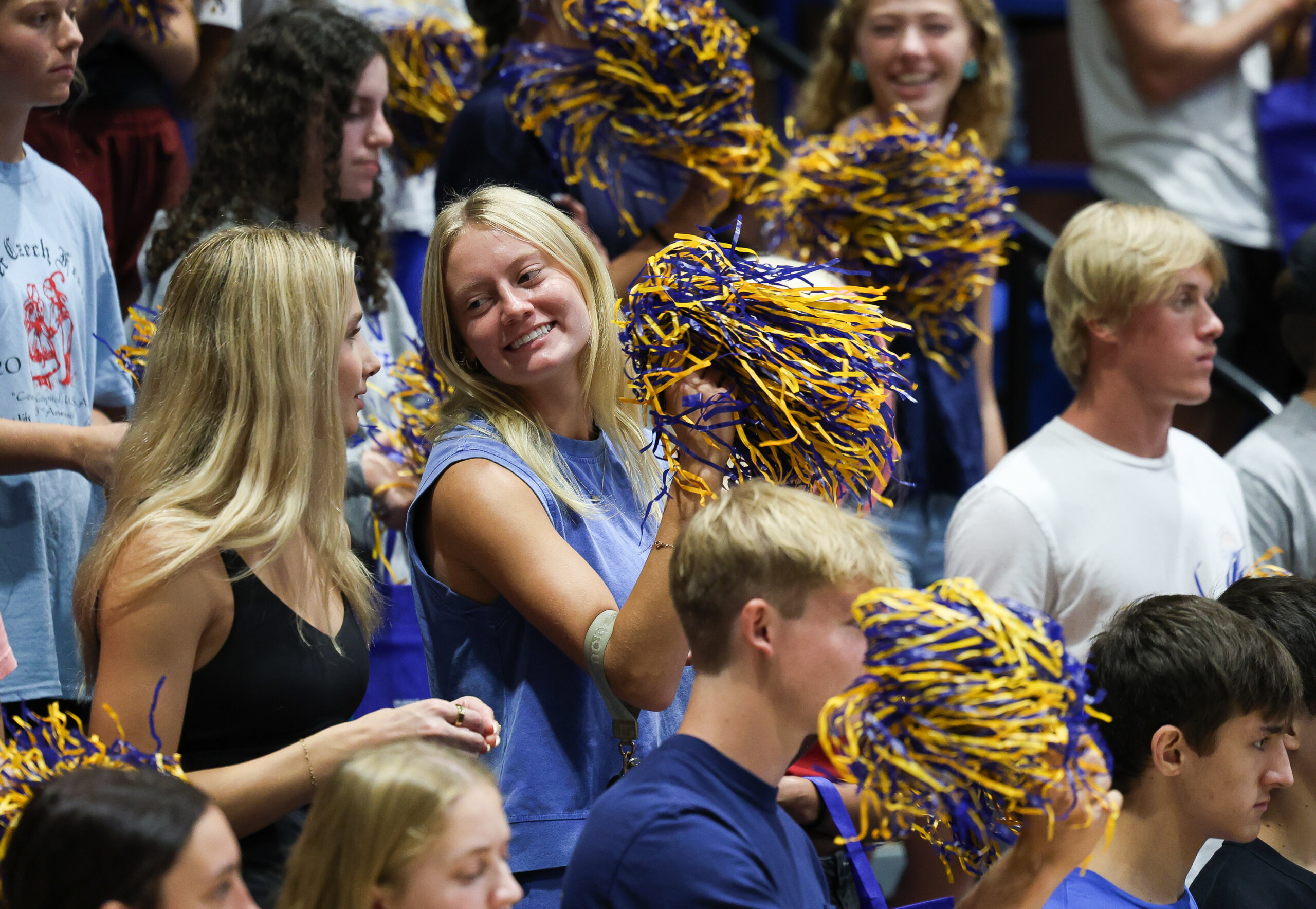 New students participate in convocation.