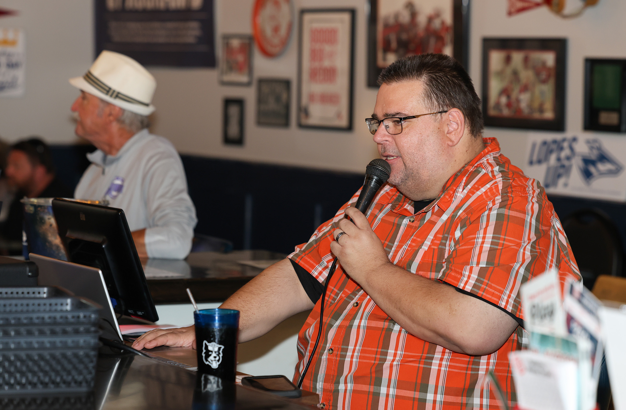 Jim Fields hosts a trivia night at The Crafty Dog Sports Bar in Kearney.