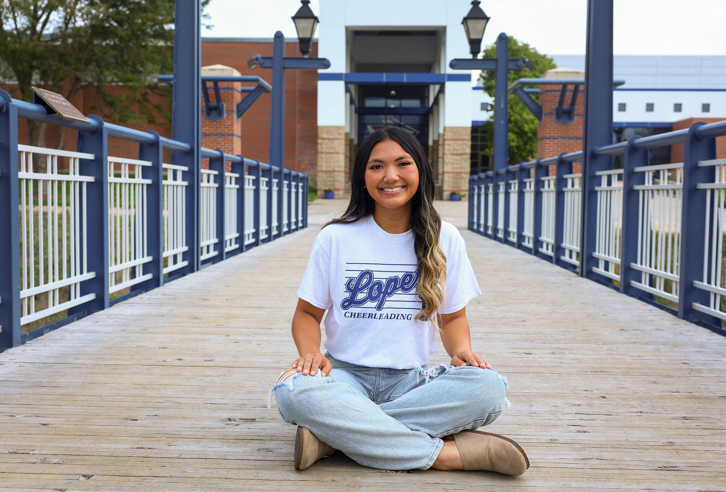 Nikki Sonthana poses for a photo on the UNK campus.