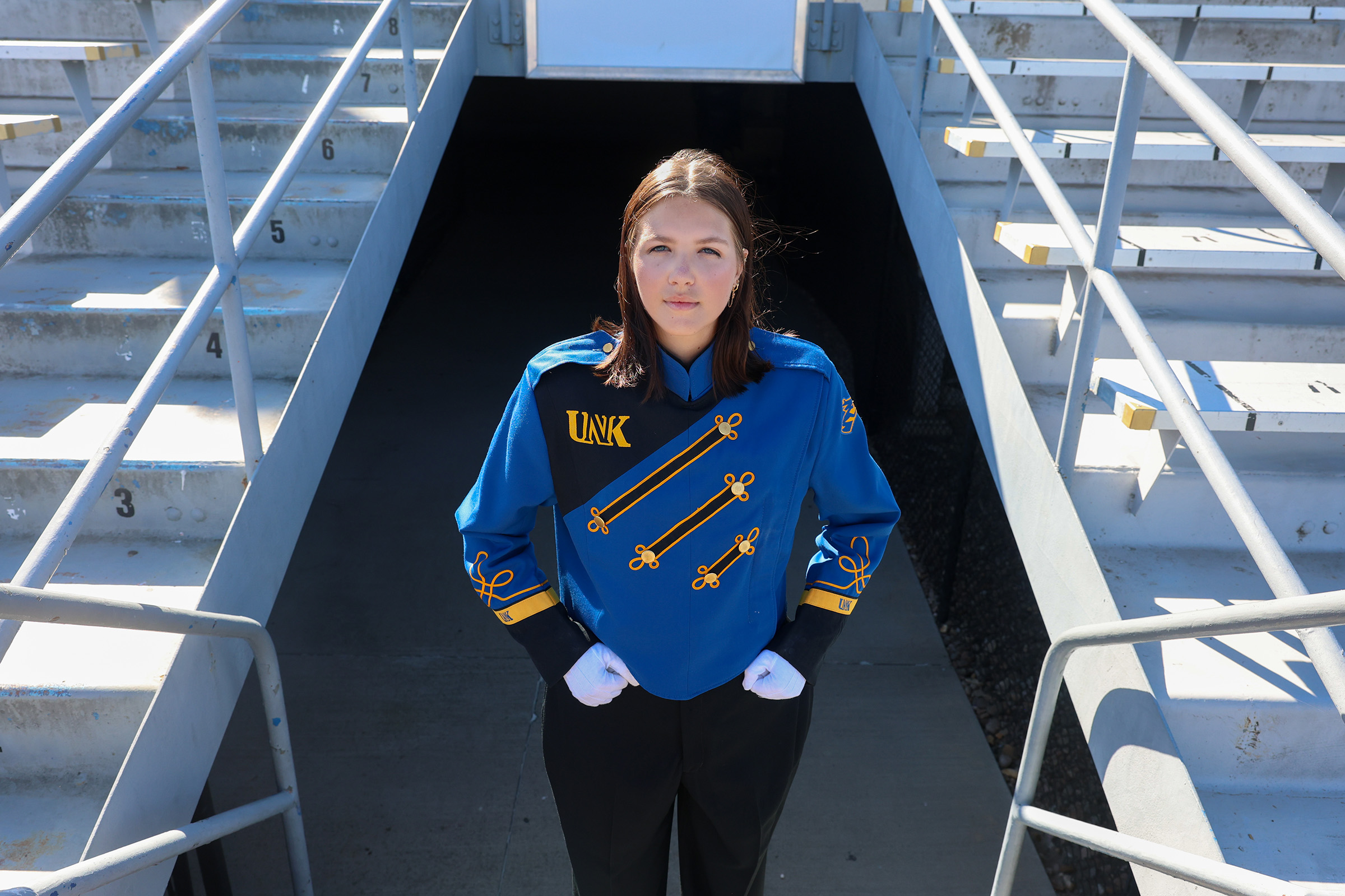 Raegen Hillman is pictured at Cope Stadium.