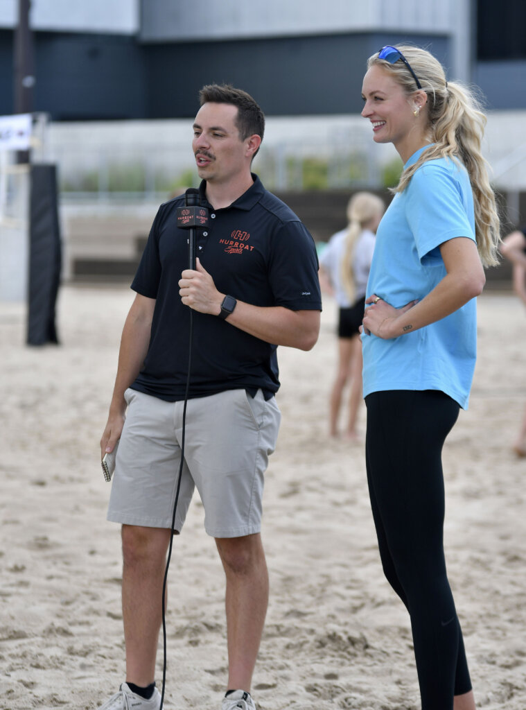 Austin Jacobsen interviews professional volleyball player Ally Batenhorst. 