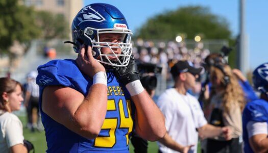 Cater Klein after a touchdown.