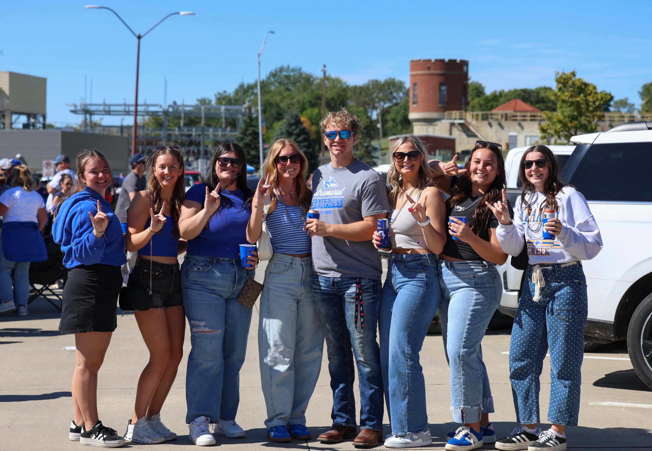 UNK alumni throw their Lopes.