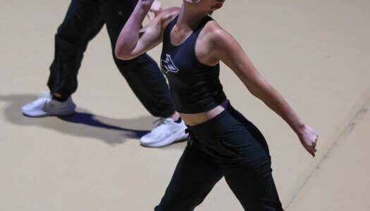 The Sapphires perform a dance routine.