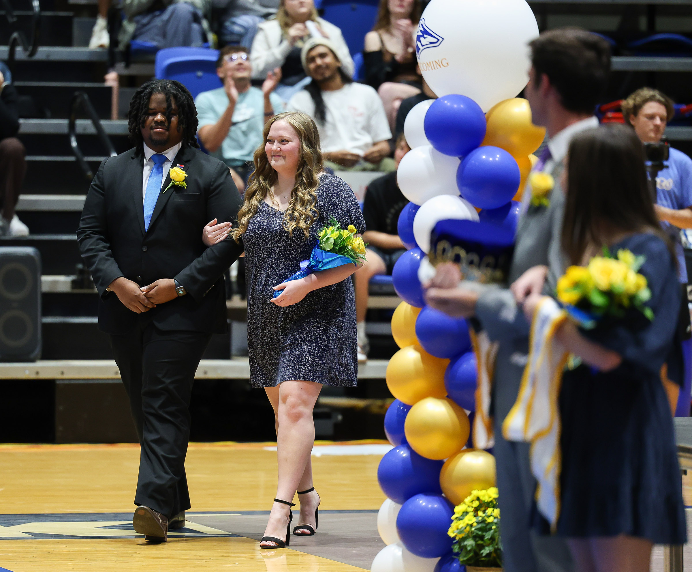 Sydney Owen is pictured during the 2024 UNK homecoming royalty ceremony.